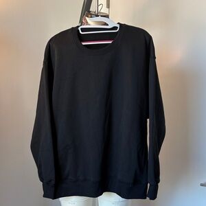 Men's Black Crewneck Sweater